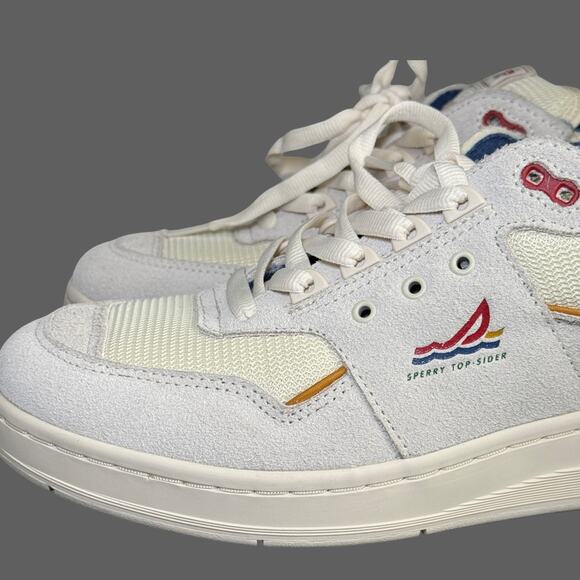 Sperry Vulcanized Sneaker Flat Heel Bone Color Size 11 NWOB - Picture 2 of 10